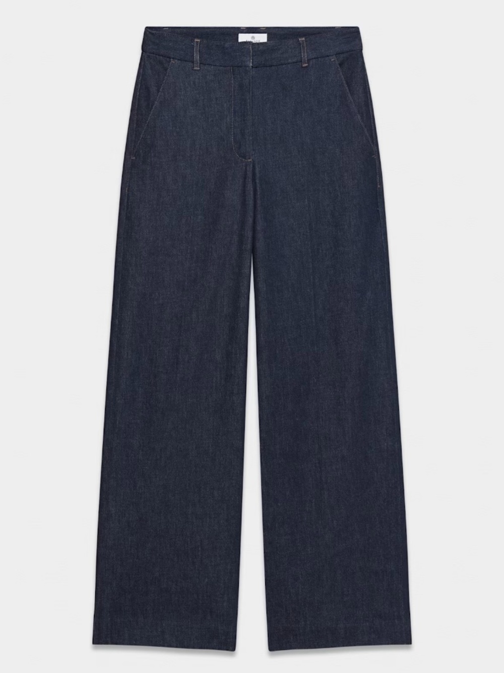 BABATON Meetup Wide Leg Jeans High Rise Indigo Blue Size 10
